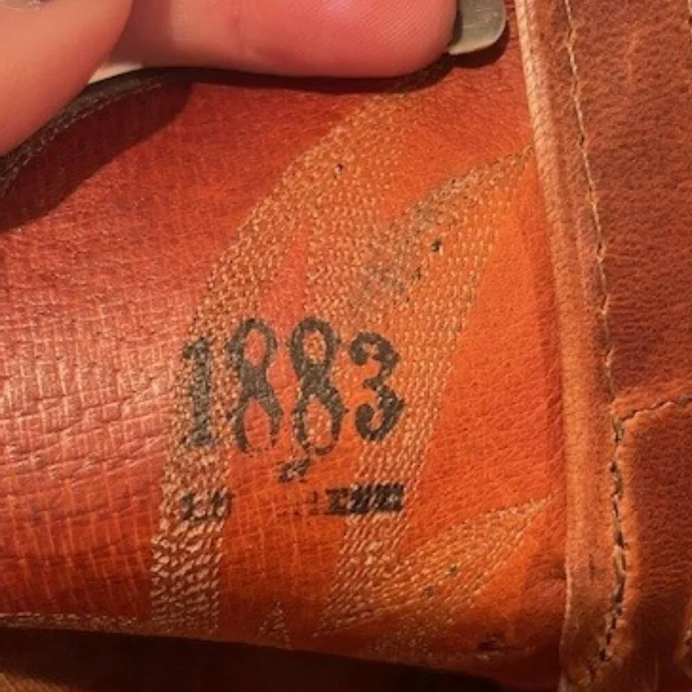 Lucchese Vintage 1883 Cowboy Boots Hand Stitched – Sz 7 - Picture 8 of 15